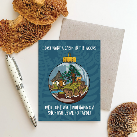 Cabin Dreams Greeting Card