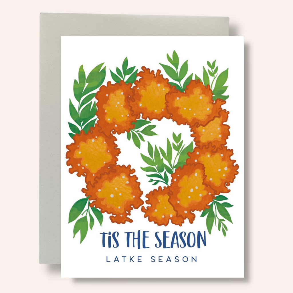 Latke Season Greeting Card