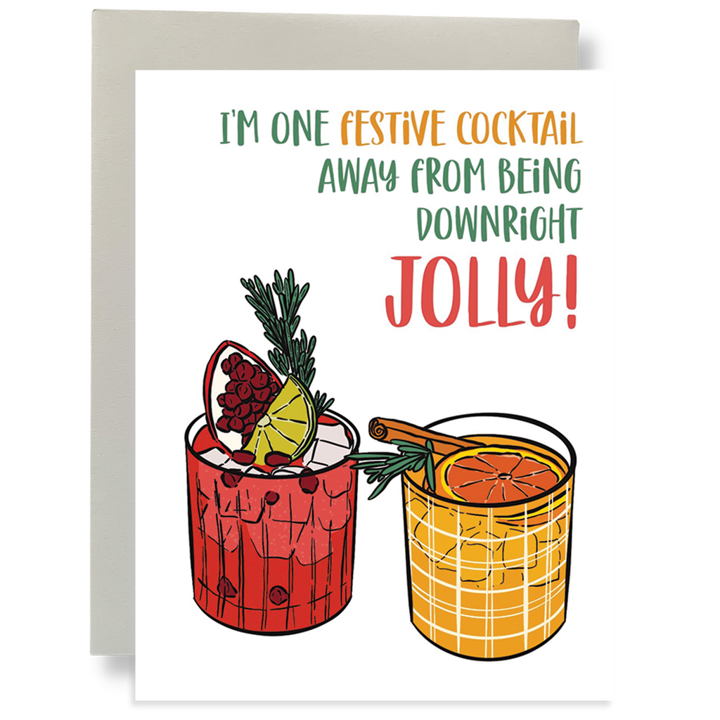 Downright Jolly Christmas Greeting Card