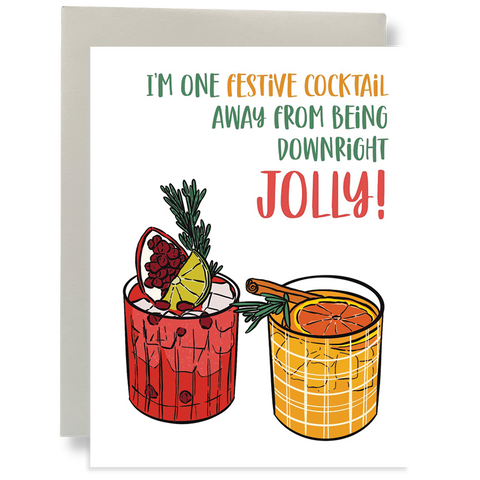 Downright Jolly Christmas Greeting Card