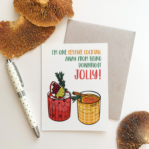 Downright Jolly Christmas Greeting Card