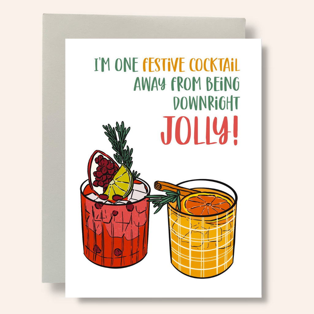 Downright Jolly Christmas Greeting Card