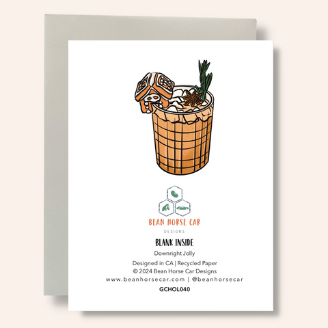 Downright Jolly Christmas Greeting Card