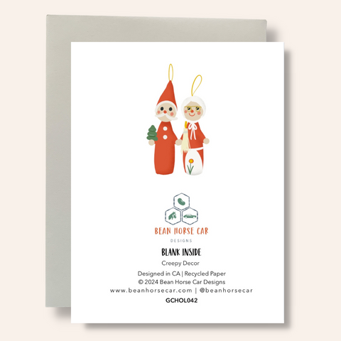 Creepy Decor Greeting Card