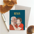 Besos Greeting Card