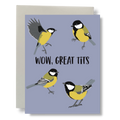 Great Tits Greeting Card