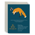 Really Foxy Greeting Card