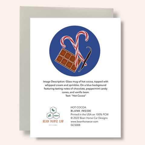 Cheers - Hot Cocoa Greeting Card