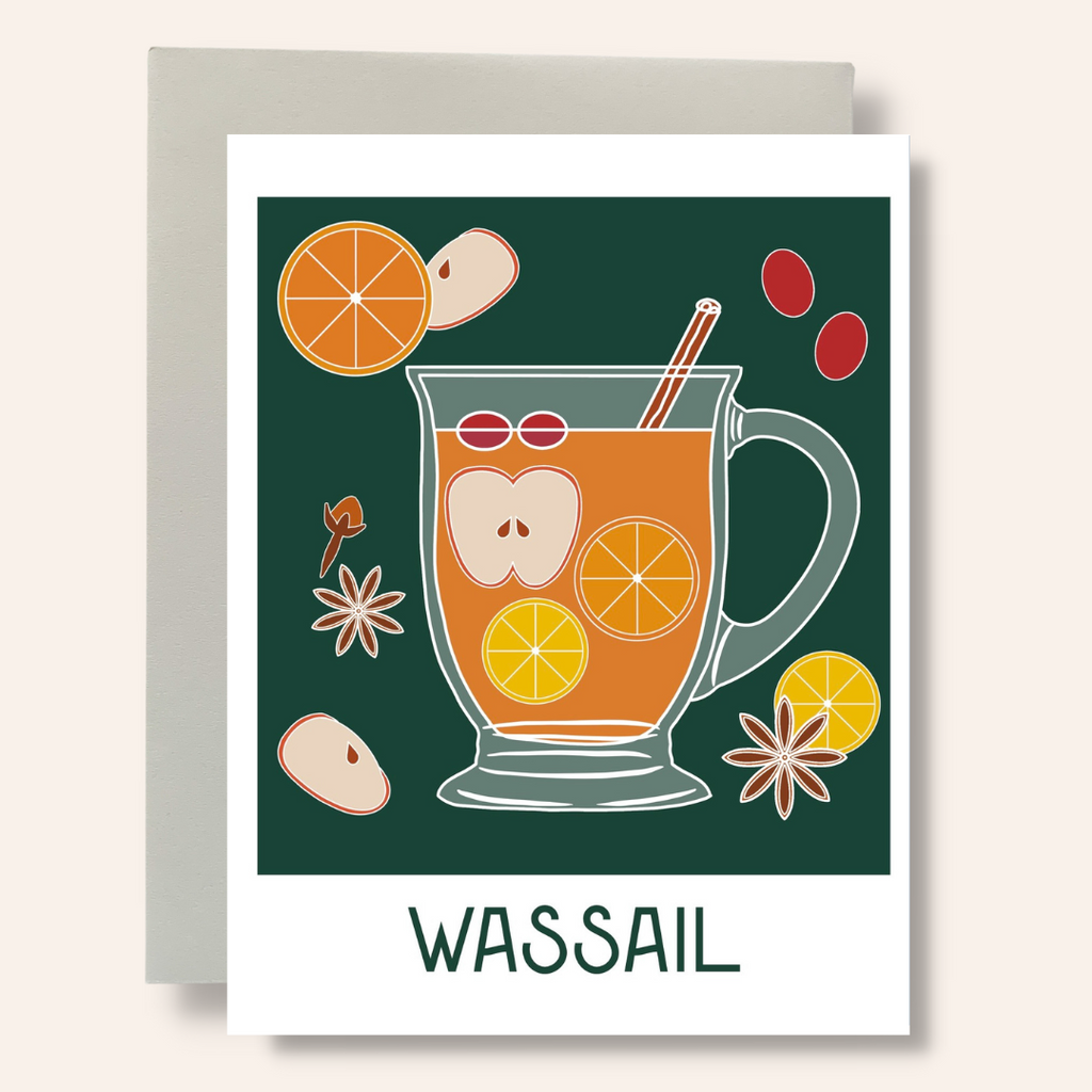 Cheers - Wassail Greeting Card