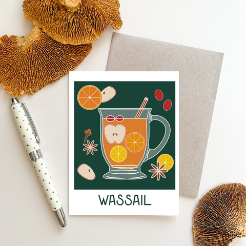 Cheers - Wassail Greeting Card
