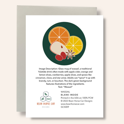 Cheers - Wassail Greeting Card