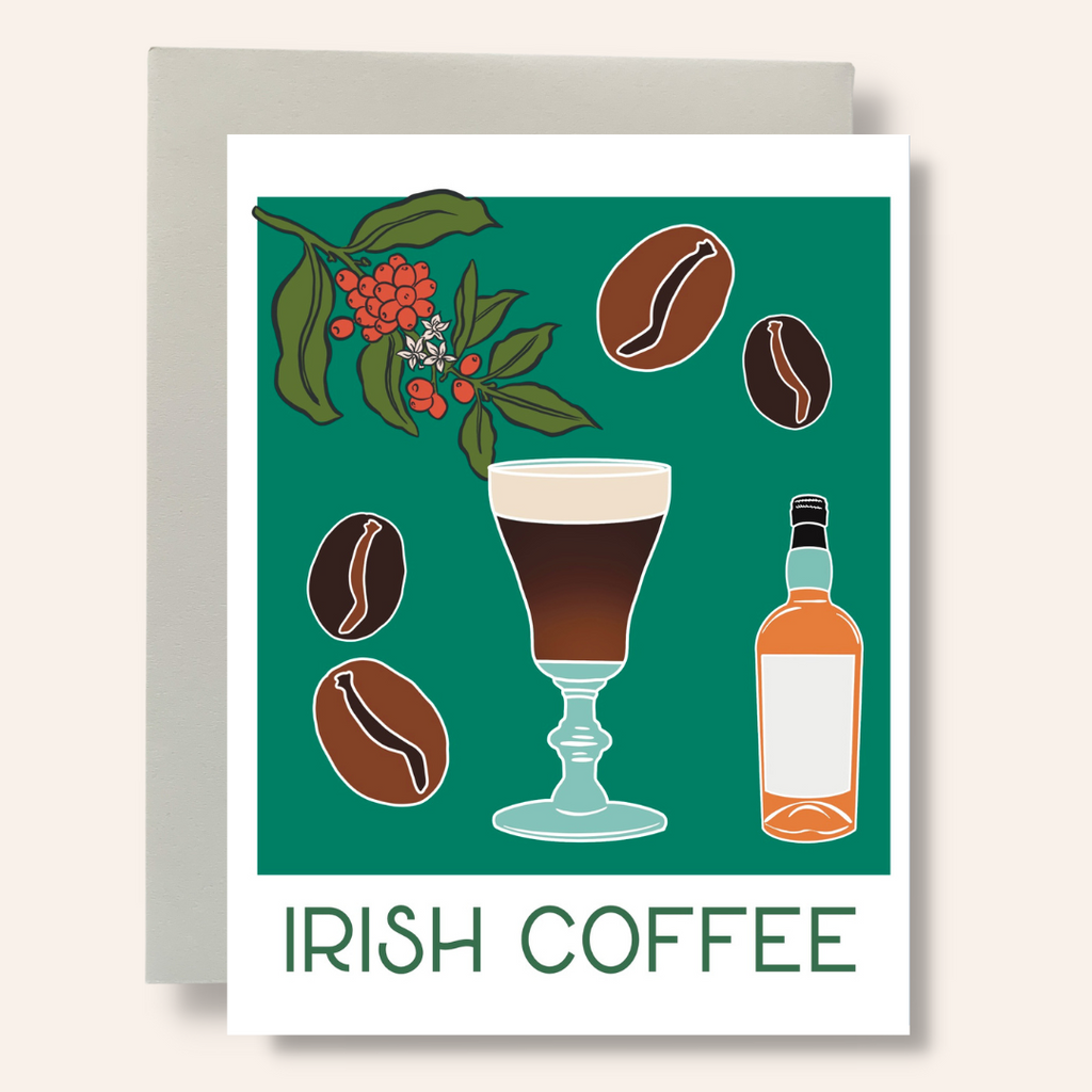 Cheers - Irish Coffee Greeting Card