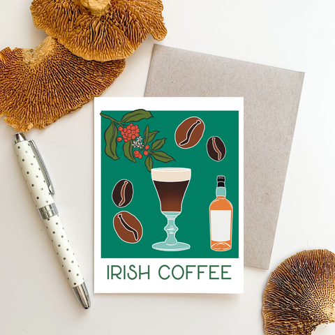 Cheers - Irish Coffee Greeting Card