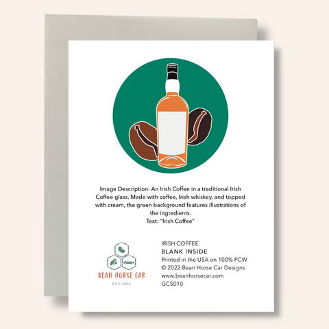 Cheers - Irish Coffee Greeting Card
