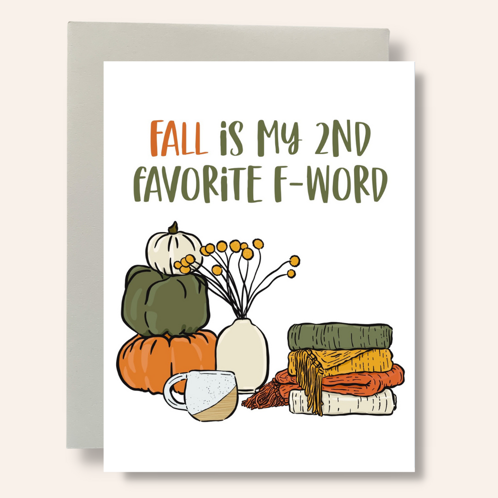 2nd Favorite F-Word Greeting Card