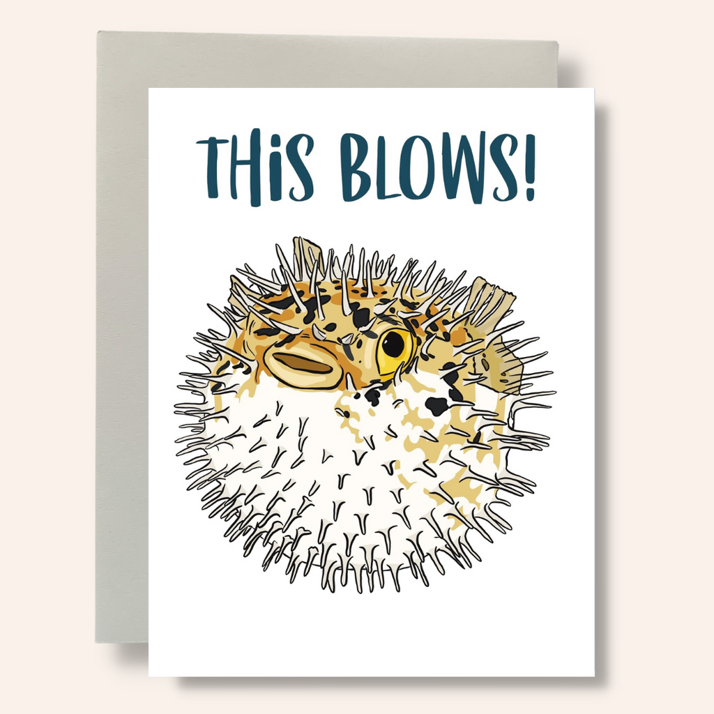 This Blows Greeting Card
