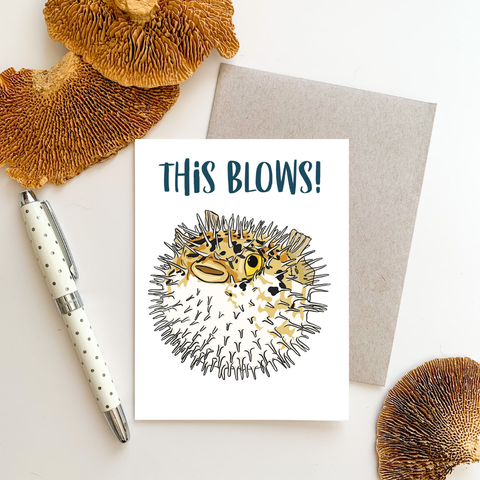 This Blows Greeting Card