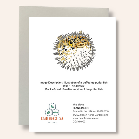 This Blows Greeting Card