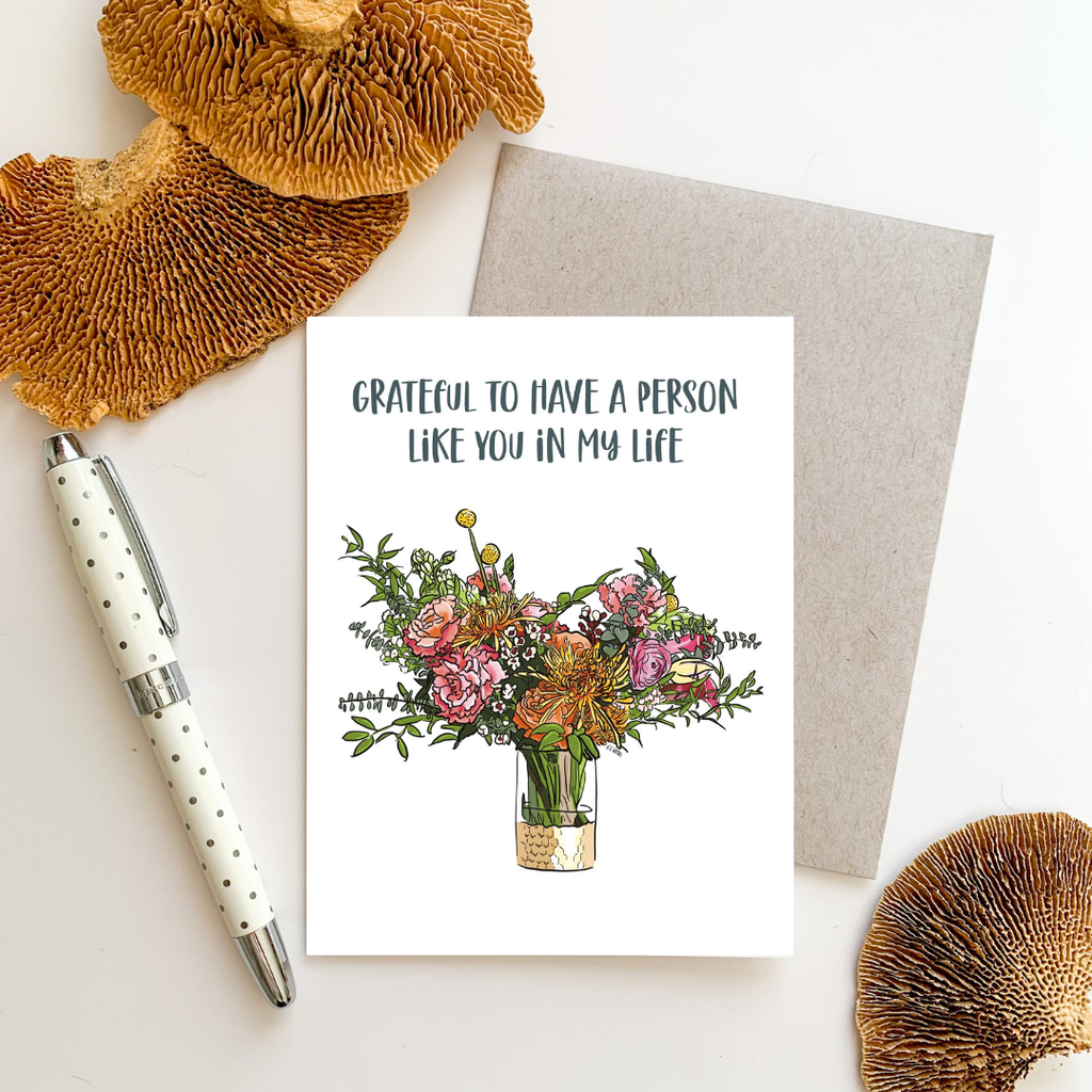 Grateful Bouquet Greeting Card