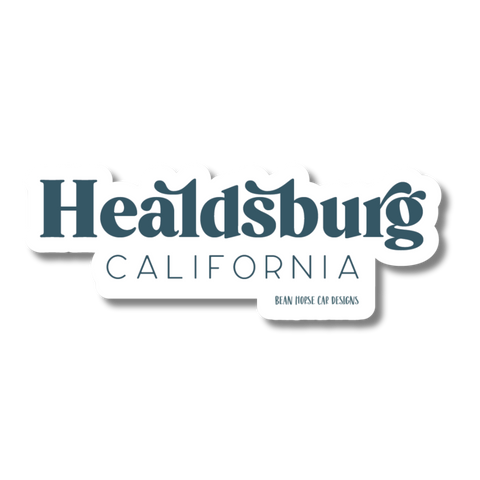 Healdsburg CA Sticker