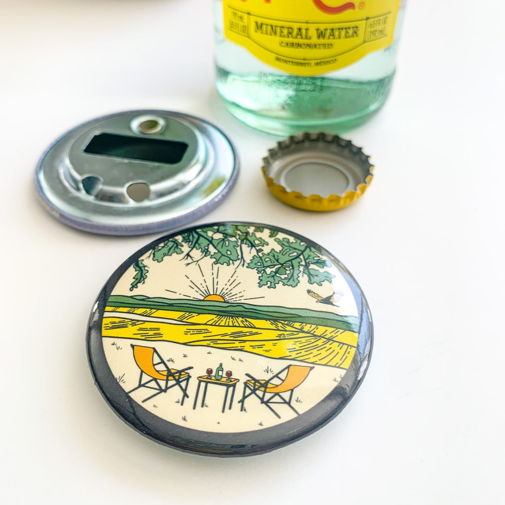 Wine Country Magnetic Bottle Opener