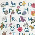 SALE Misprint - Flower Alphabet Art Print