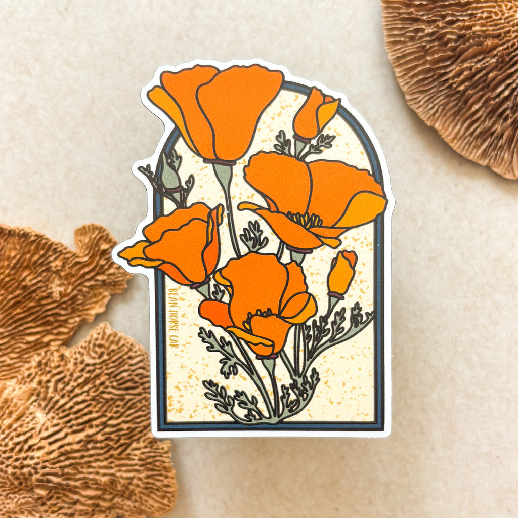CA Poppies Magnet
