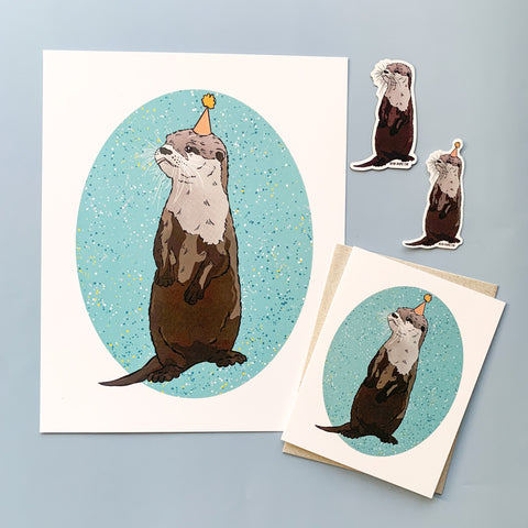 Party Otter Gift Box