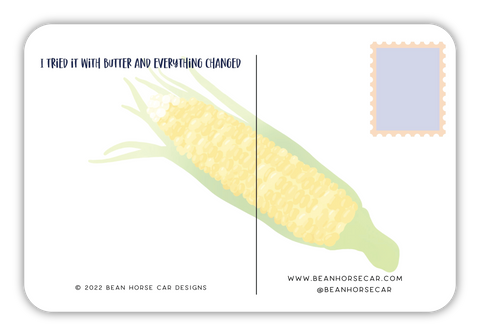 Corn - It Has The Juice Postcard