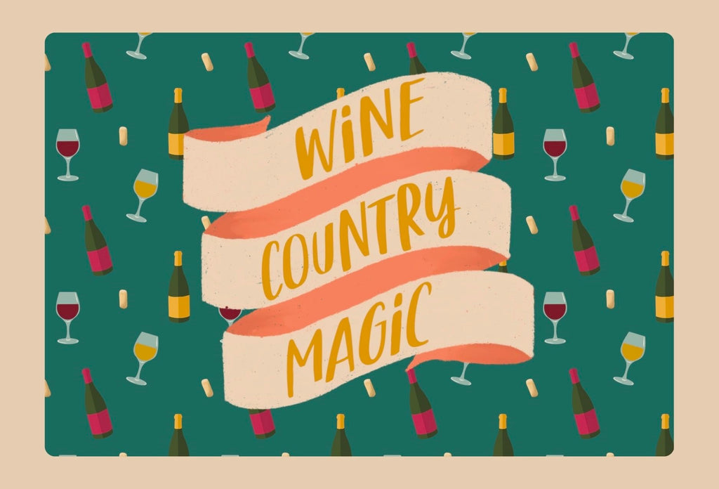 Wine Country Magic Postcard