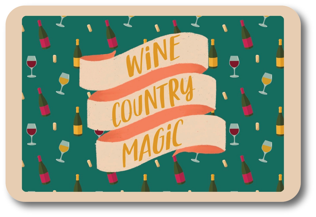 Wine Country Magic Postcard