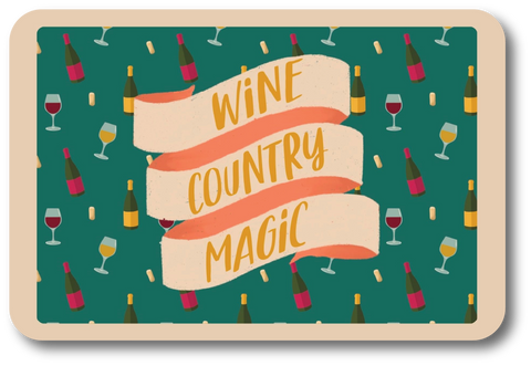 Wine Country Magic Postcard