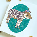 Party Baby Malaysian Tapir Art Print