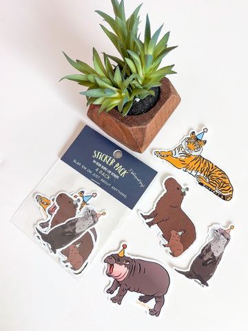 Party Animals Sticker Pack