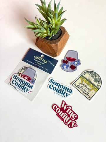 Sonoma County Sticker Pack