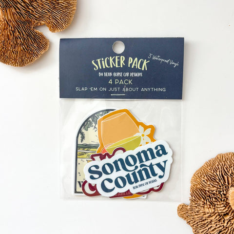 Sonoma County Sticker Pack