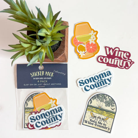 Sonoma County Sticker Pack