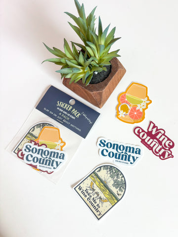Sonoma County Sticker Pack