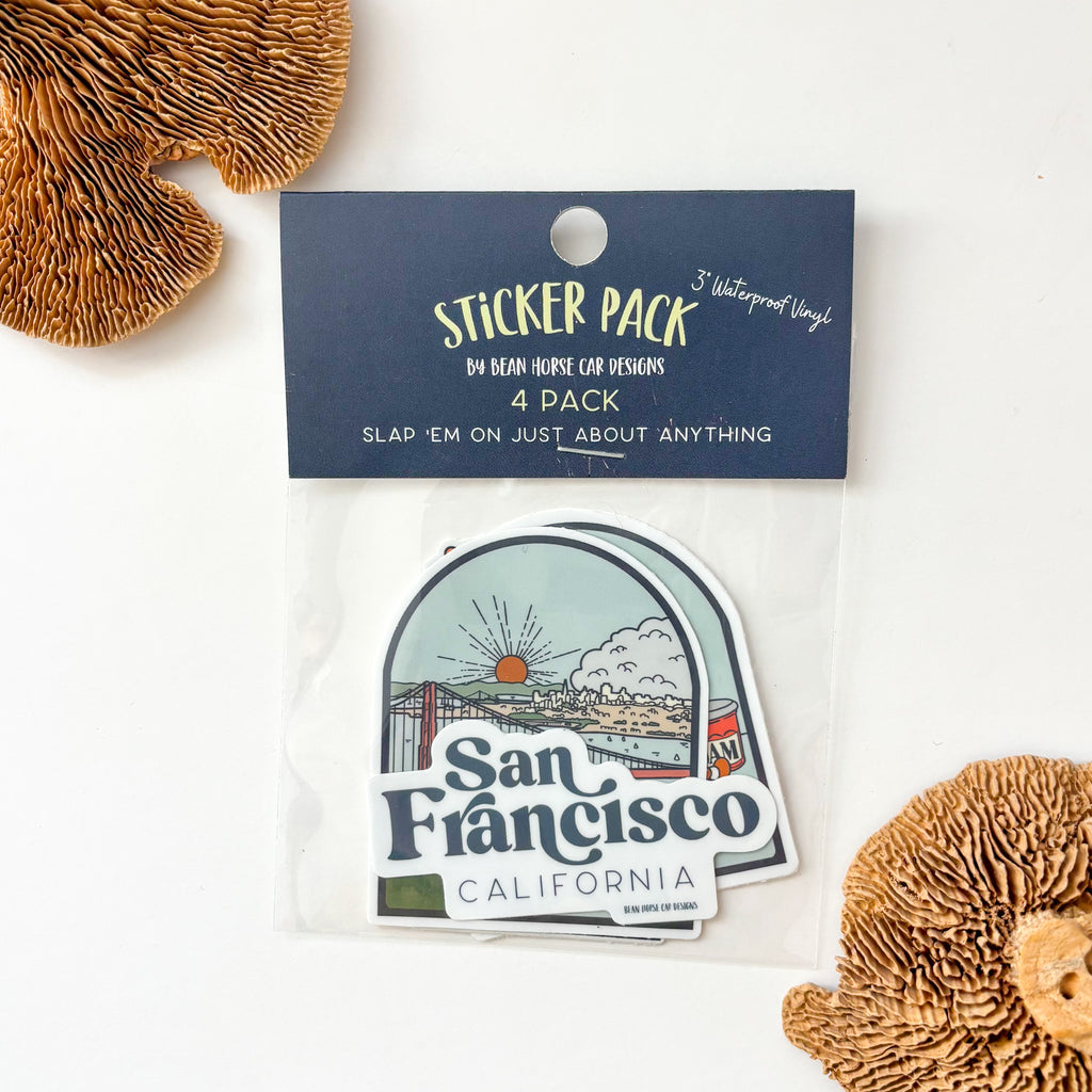 Sf Sticker Sticker Packs – Bean Horse Car Designs