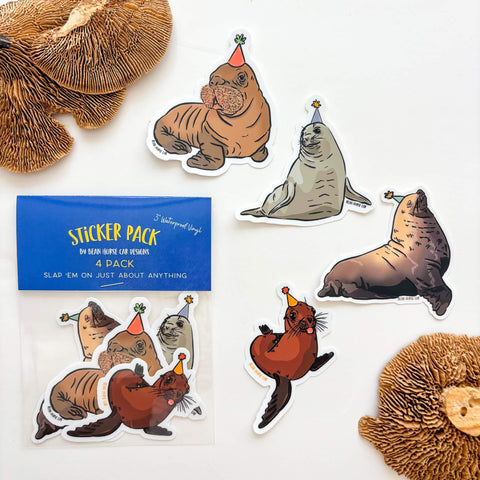 Party Pinniped Sticker Pack