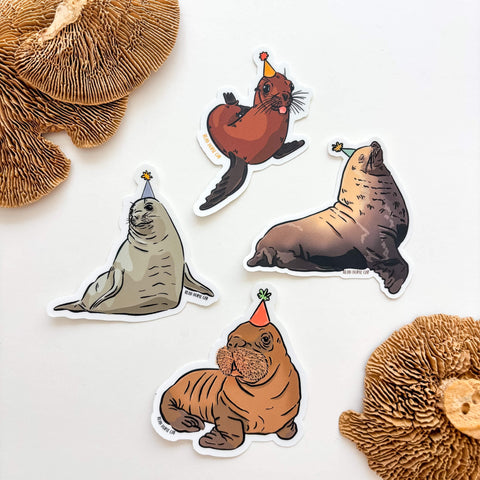 Party Pinniped Sticker Pack