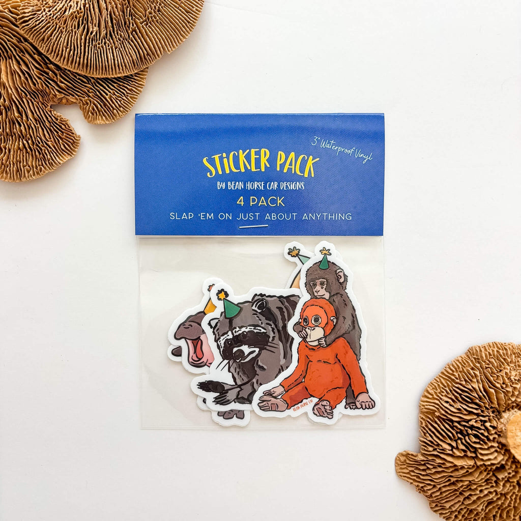 Party Viral Animals Sticker Pack