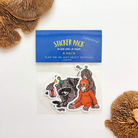 Party Viral Animals Sticker Pack