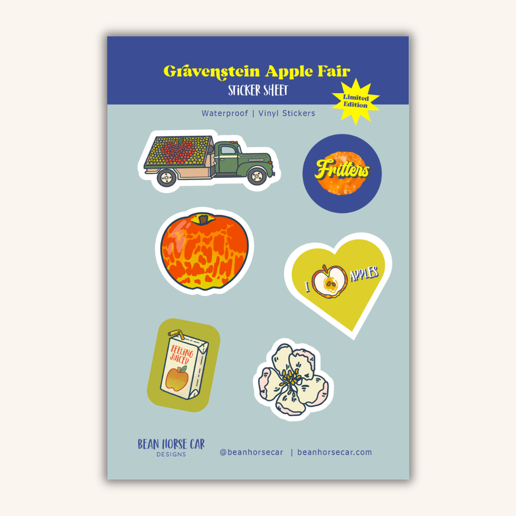 Limited Edition: Gravenstein Fair Sticker Sheet