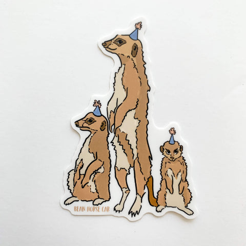 Party Meerkats Sticker