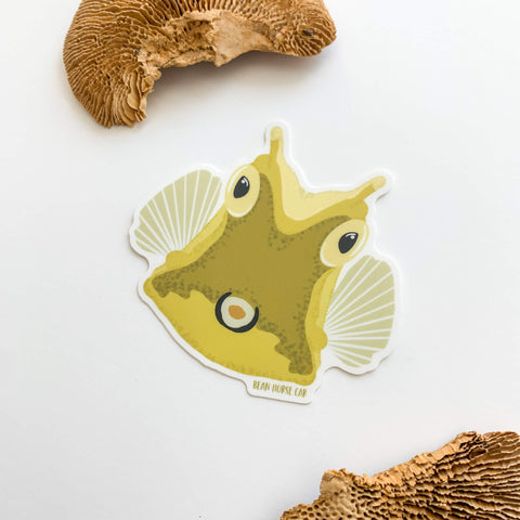 Longhorn Cowfish Sticker