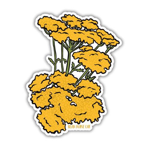 Yarrow Flower Sticker