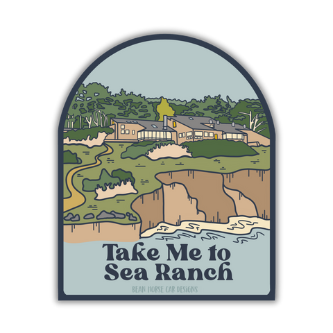 Take Me To Sea Ranch Sticker