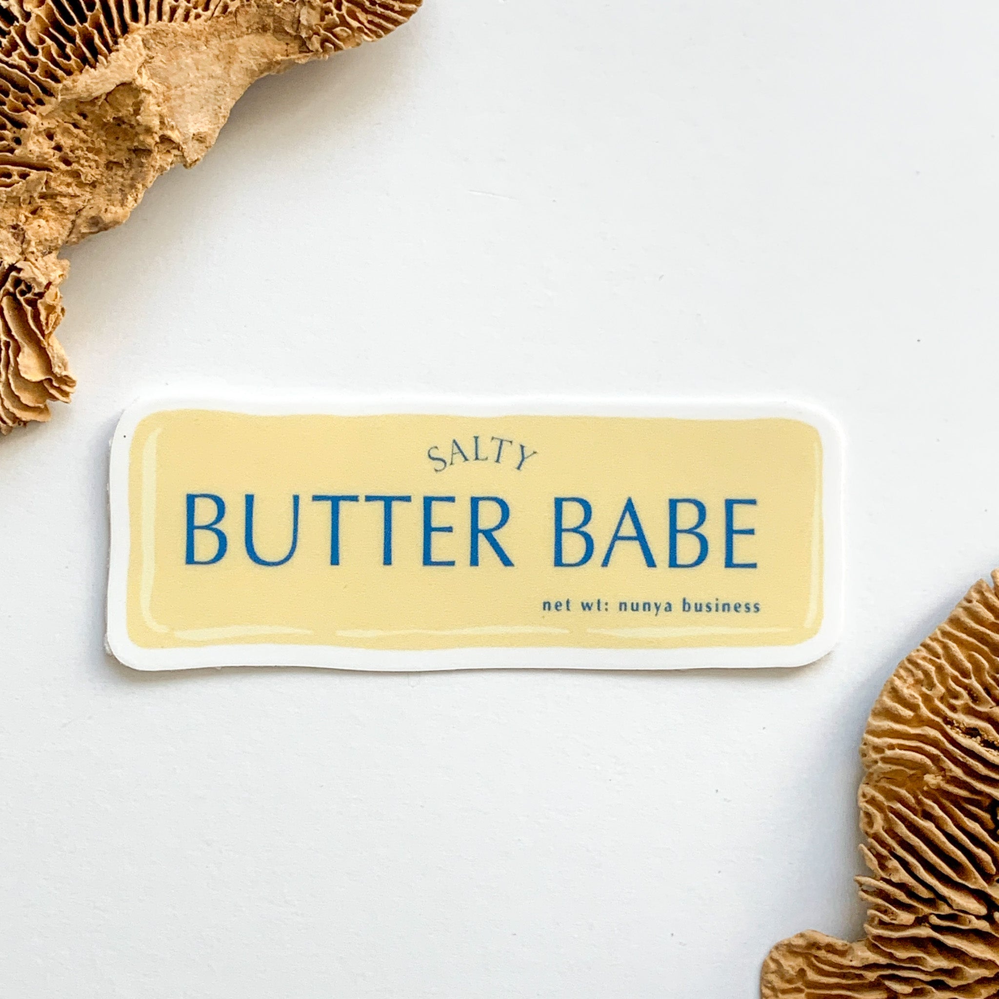 Salty Butter Babe Sticker