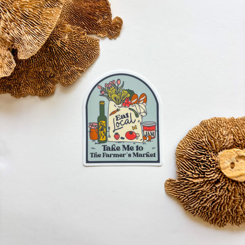 Take Me To The Farmer's Market Sticker